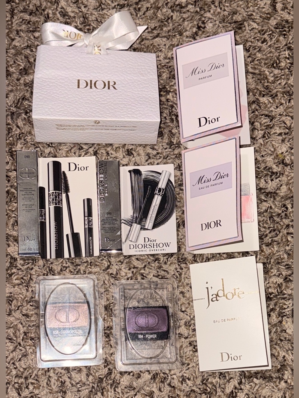 Dior Makeup Samples with White Gift Box